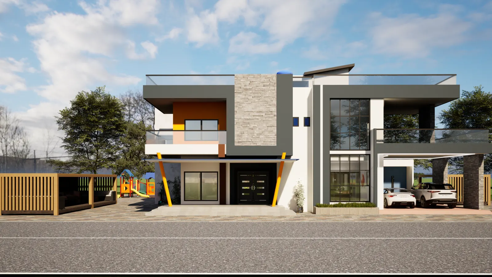 VILLA R+1 A KEROU NORD DU BENIN